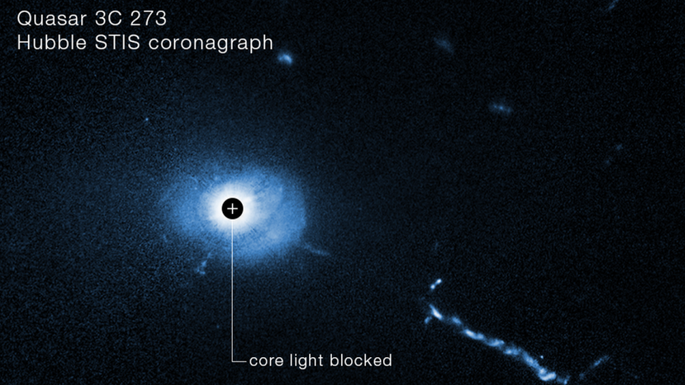 Hubble Telescope sees 'weird things' in closest-ever look at a quasar from monster black hole