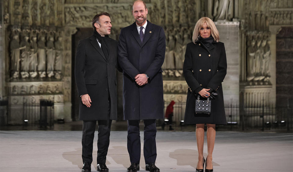 Prince William Attended the Reopening of Notre-Dame in Paris—& Used His Signature Body Language Move