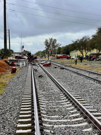 15 injuries after Brightline train collides with Delray Beach fire engine