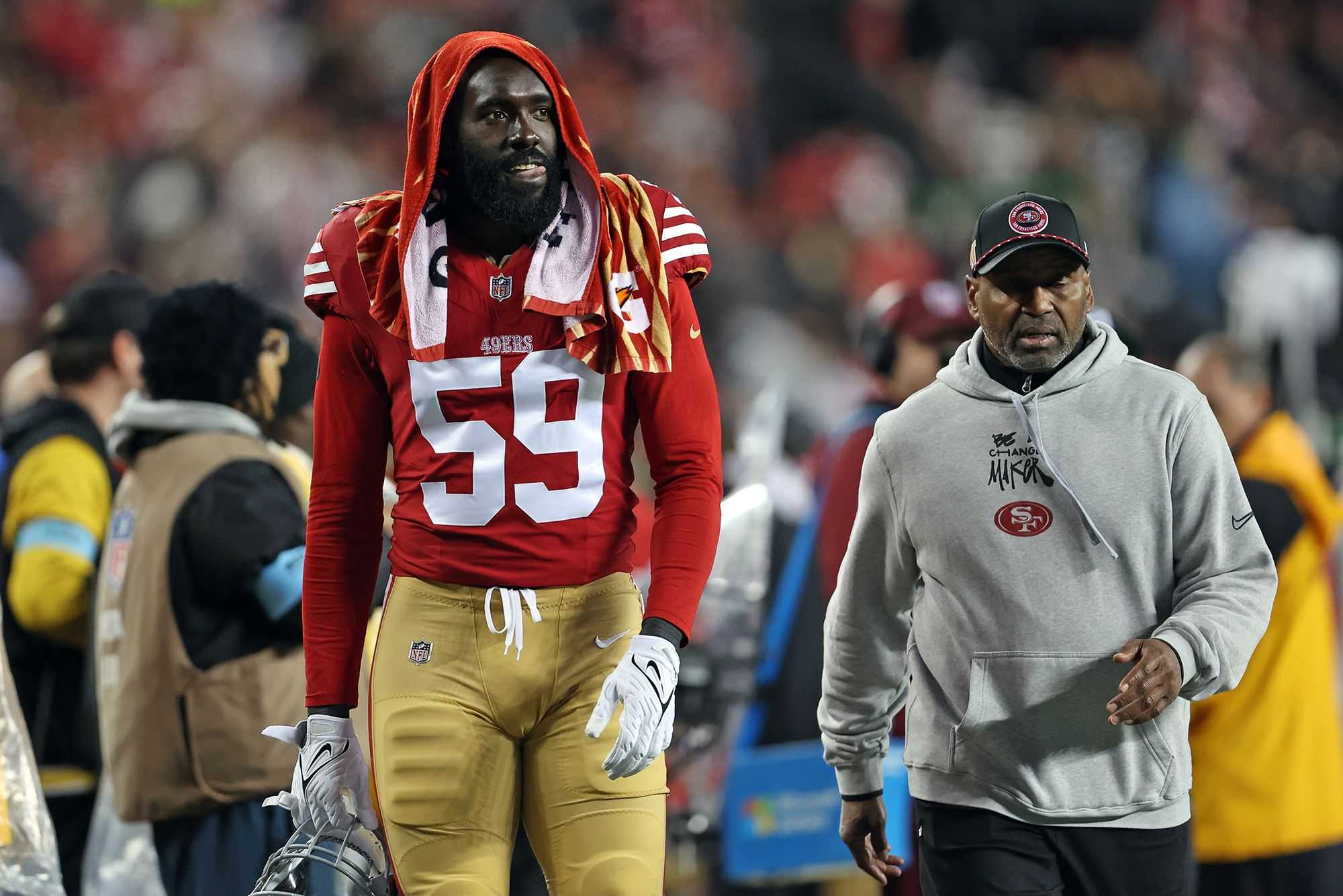 49ers' Campbell refuses to play in Rams game