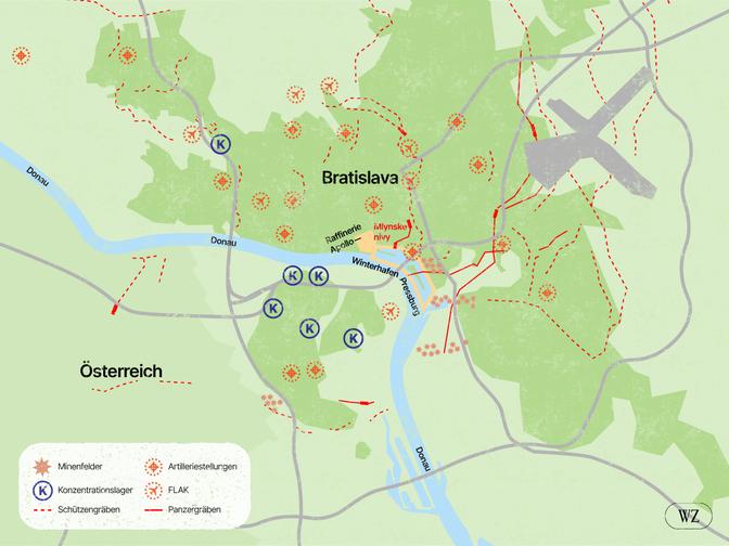 Bratislava ist 1945 nur knapp einer Katastrophe entgangen.