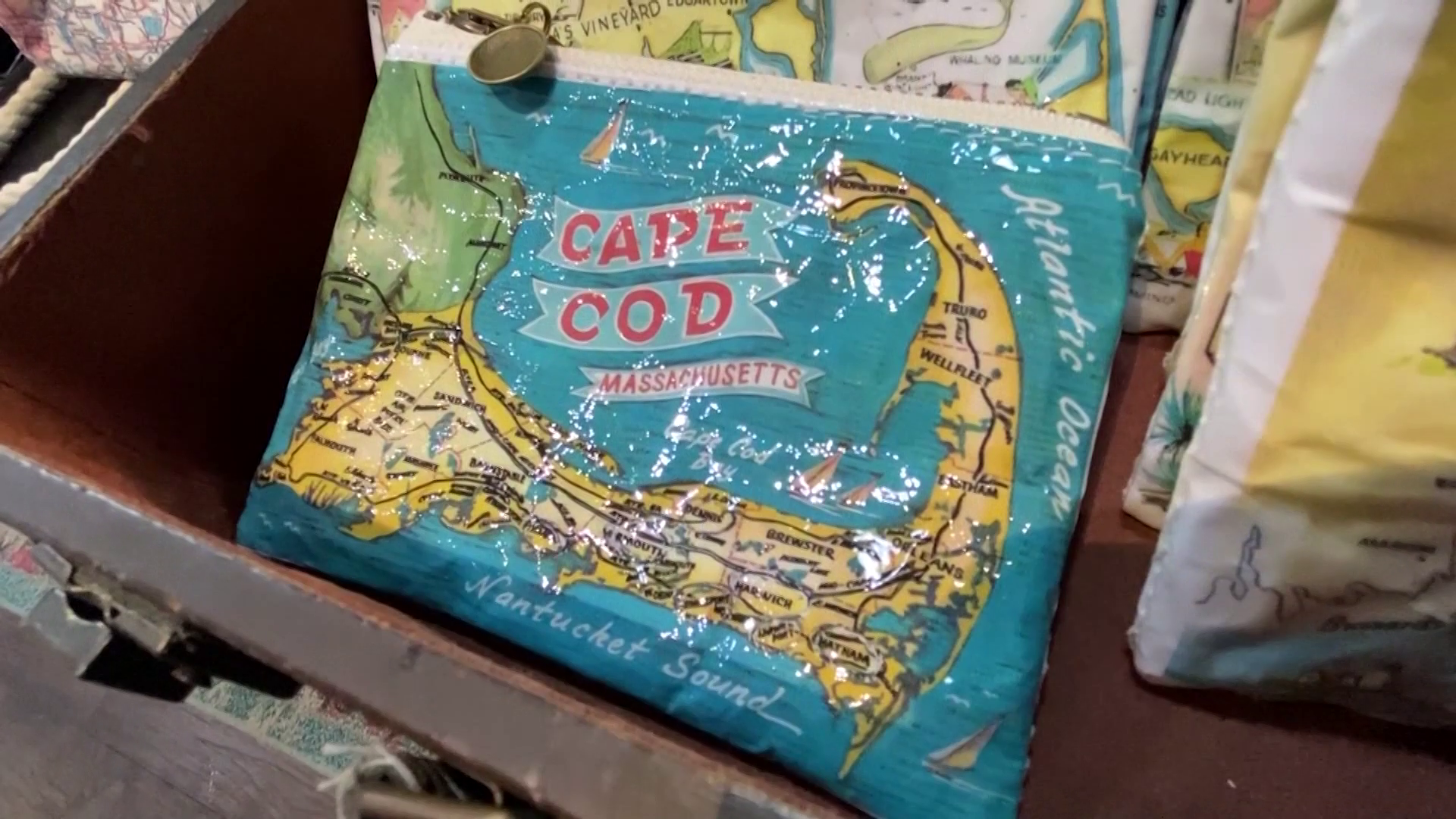 See how old road maps became integral part of successful bag business