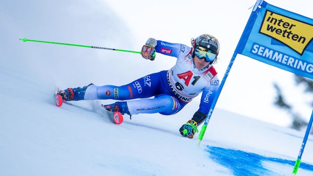 Italy's Brignone wins World Cup giant slalom, earns 1st victory for her team in Austrian event since 2002