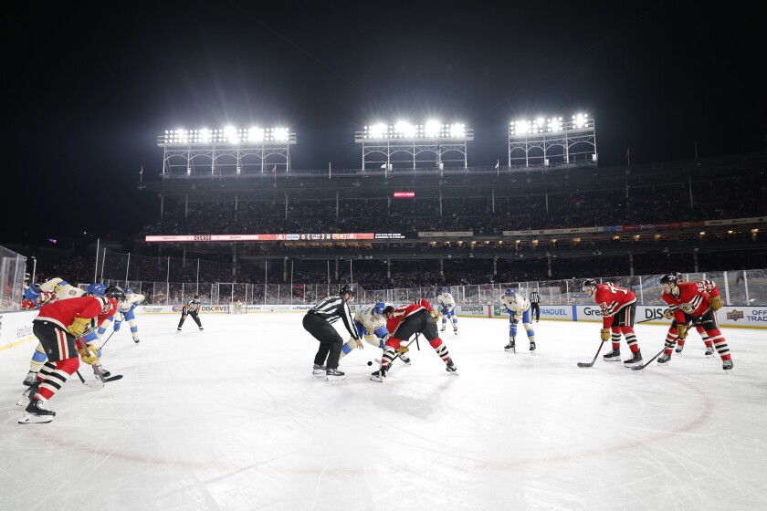 Wrigley Field shines as second-time Winter Classic host, despite lopsided game