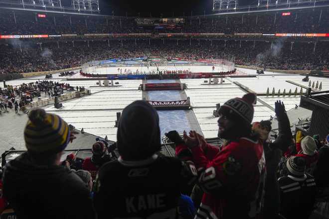 Blues beat Blackhawks in Winter Classic at Wrigley Field