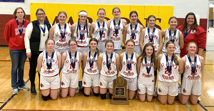 St. John’s eighth grade takes second at State – River County News