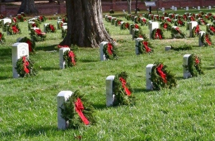 You are invited to place wreaths on graves for Wreaths Across America ceremony