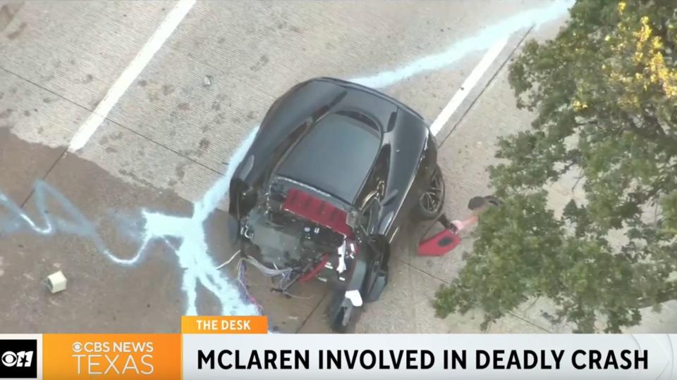 McLaren Ripped In Two In Horrific Crash