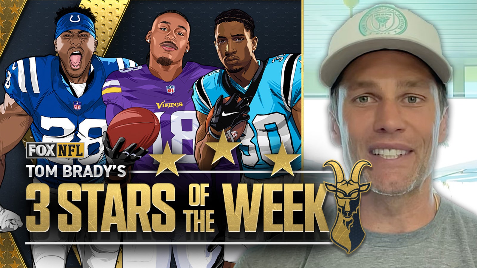 Tom Brady's 3 Stars of Week 16, including Vikings' Justin Jefferson