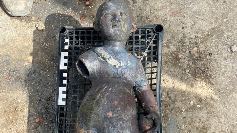 'Truly extraordinary' ancient offerings, including statues of snakes and a child priest, found submerged in 'healing' spring in Italy