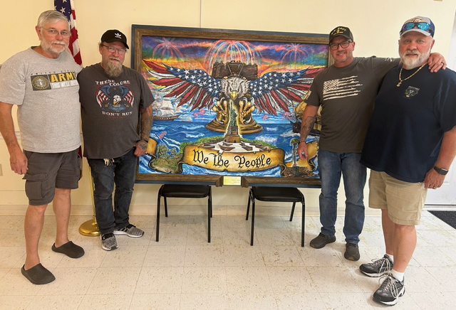 Grafton American Legion Post 648 receives painting from local artist – River County News