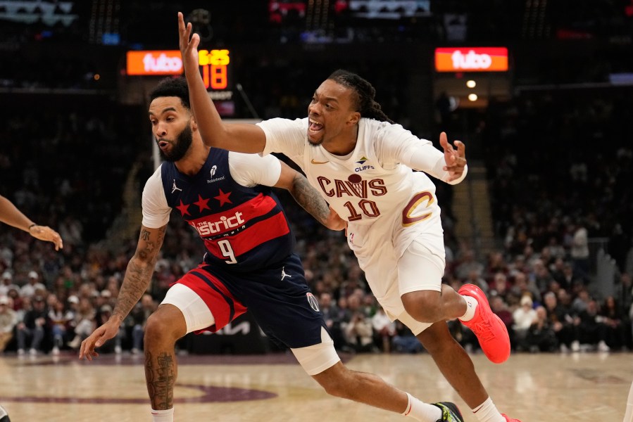 Garland scores 24 points, Cavs top Wizards 115-105