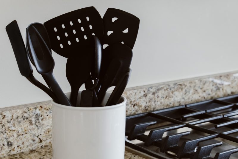 Why you may want to throw away your black plastic cooking utensils