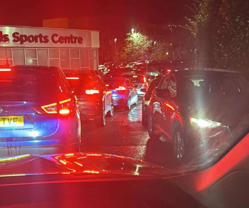 Traffic jams at Tunbridge Wells Sports Centre off St John’s Road makes people late for activities due to congestion