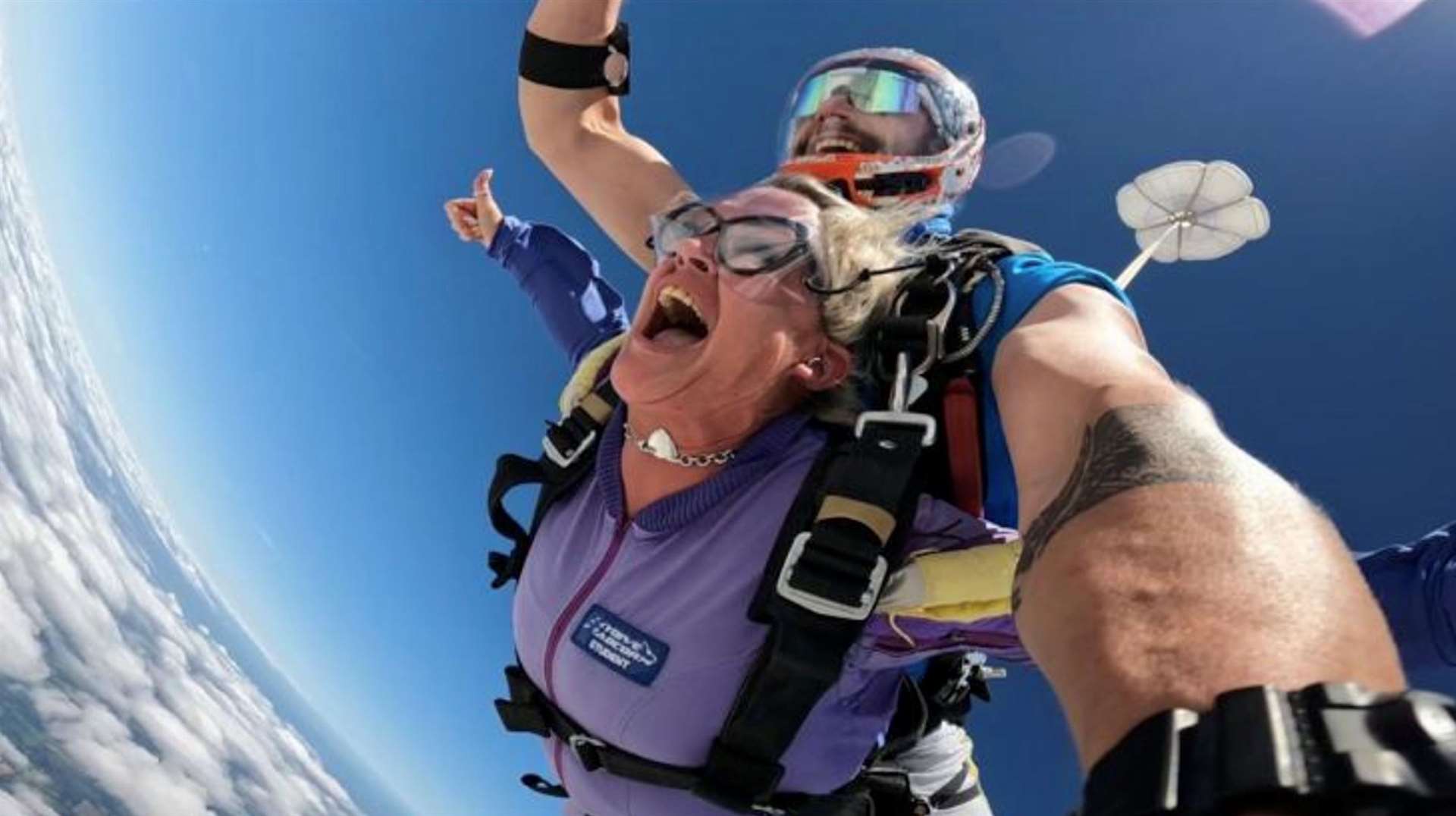 Skydiving grandmother from Herne Bay with terminal cancer looks to finish bucket list