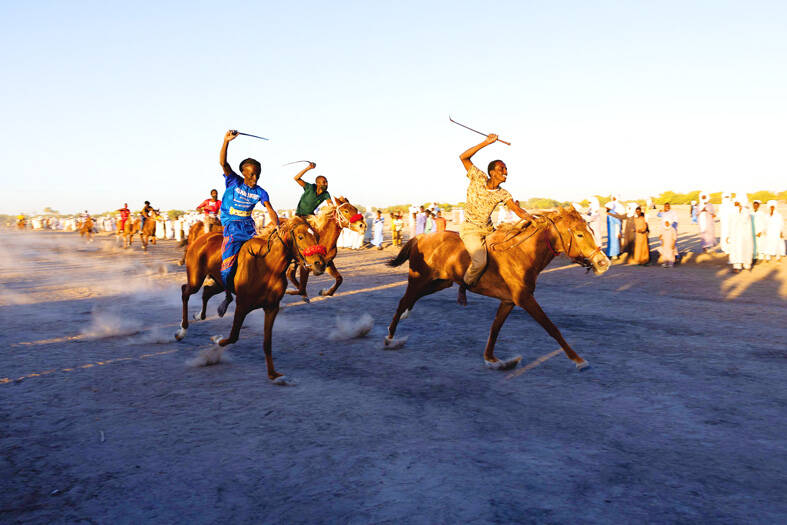 Chadians saddle up for bush horse racing