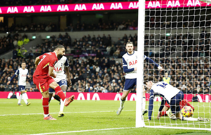 Liverpool hit sorry Spurs for six