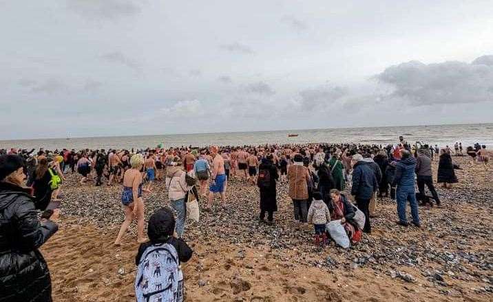 New Year's Day dips in Ramsgate and Cliftonville cancelled as 75mph winds to hit Kent