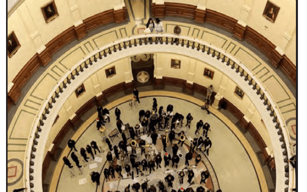 Crosby HS Band Performs Inside Capitol Rotunda – Star-Courier News