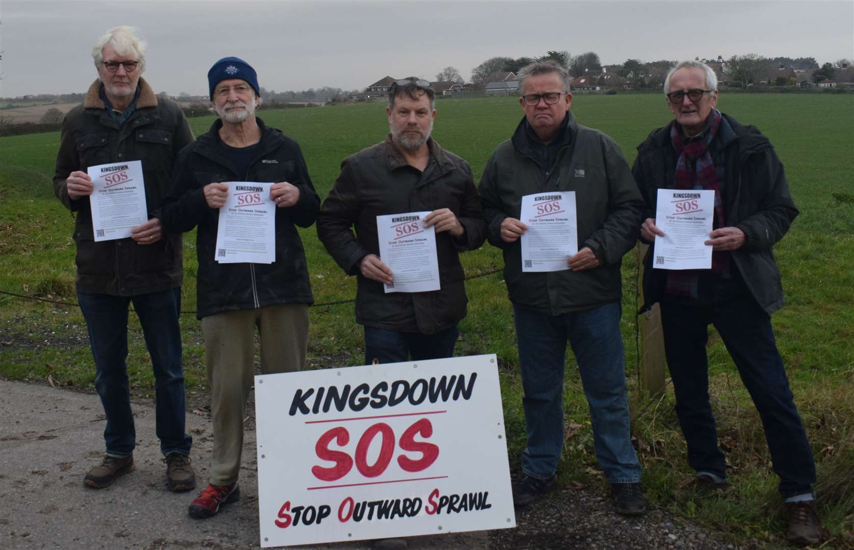 Hundreds sign petition against 70 homes planned for Woodhill Farm, Kingsdown, near Deal