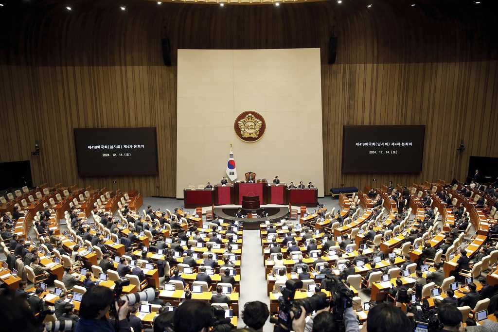 South Korea's parliament impeaches president over martial law