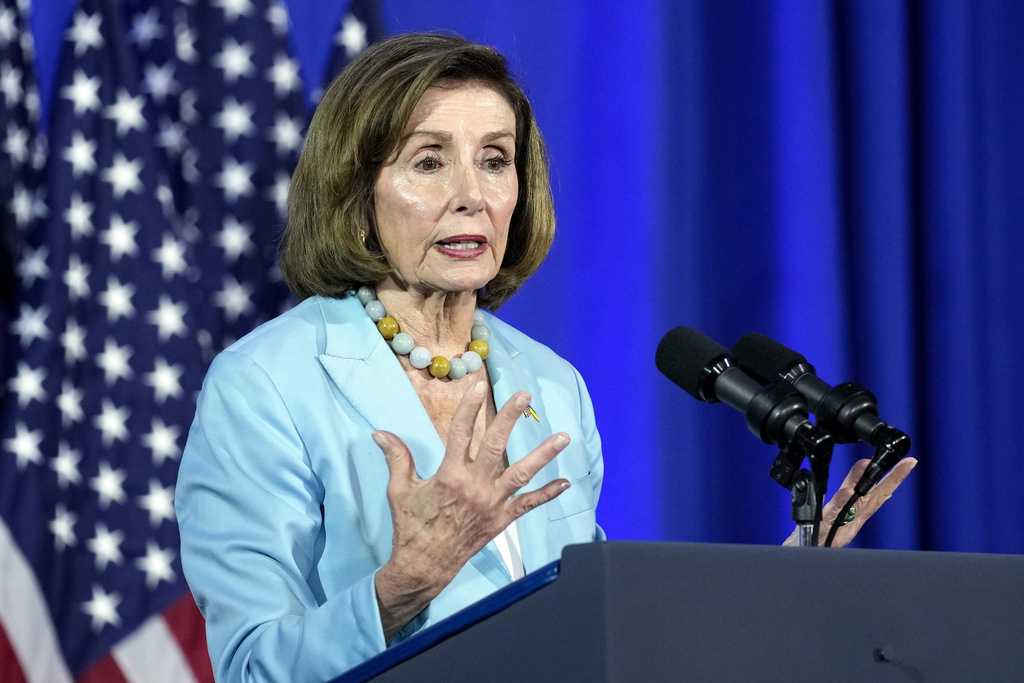 Pelosi has hip replacement surgery at a US military hospital in Germany after a fall