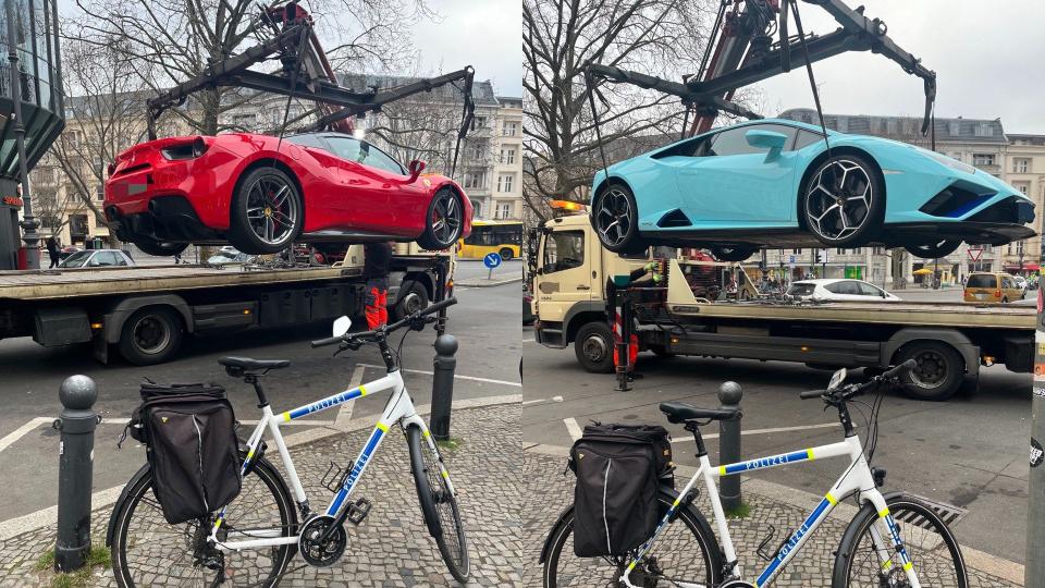 Germans Cheer With Glee As Supercars Are Impounded