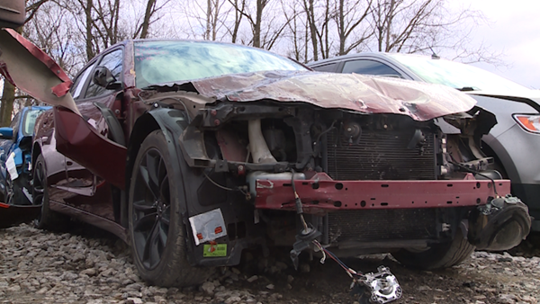 Security footage shows East End thieves causing chaos at salvage yard on Kellogg Ave.