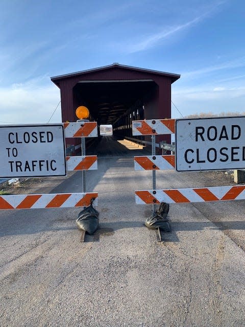 2 crashes prompt closure of iconic Langley Covered Bridge for now