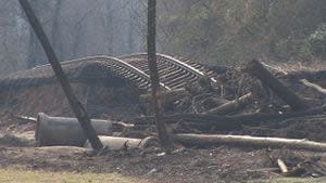 Norfolk Southern working to repair Appalachian railroads damaged during Helene