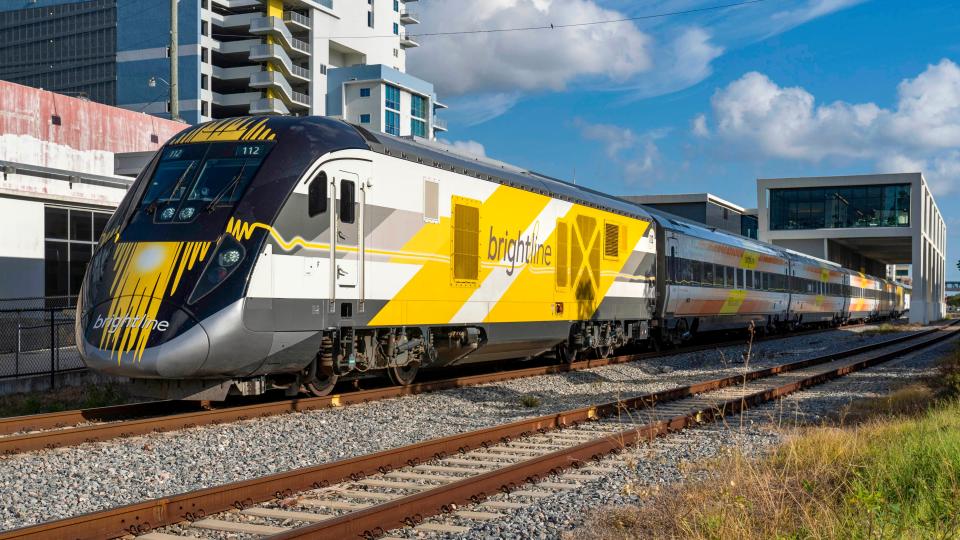 Brightline train collides with fire truck in downtown Delray Beach, injuring 15