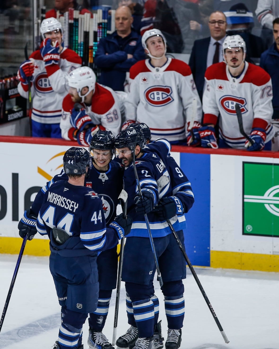 Winnipeg Jets wrap hard-fought game with 4-2 victory over Montreal