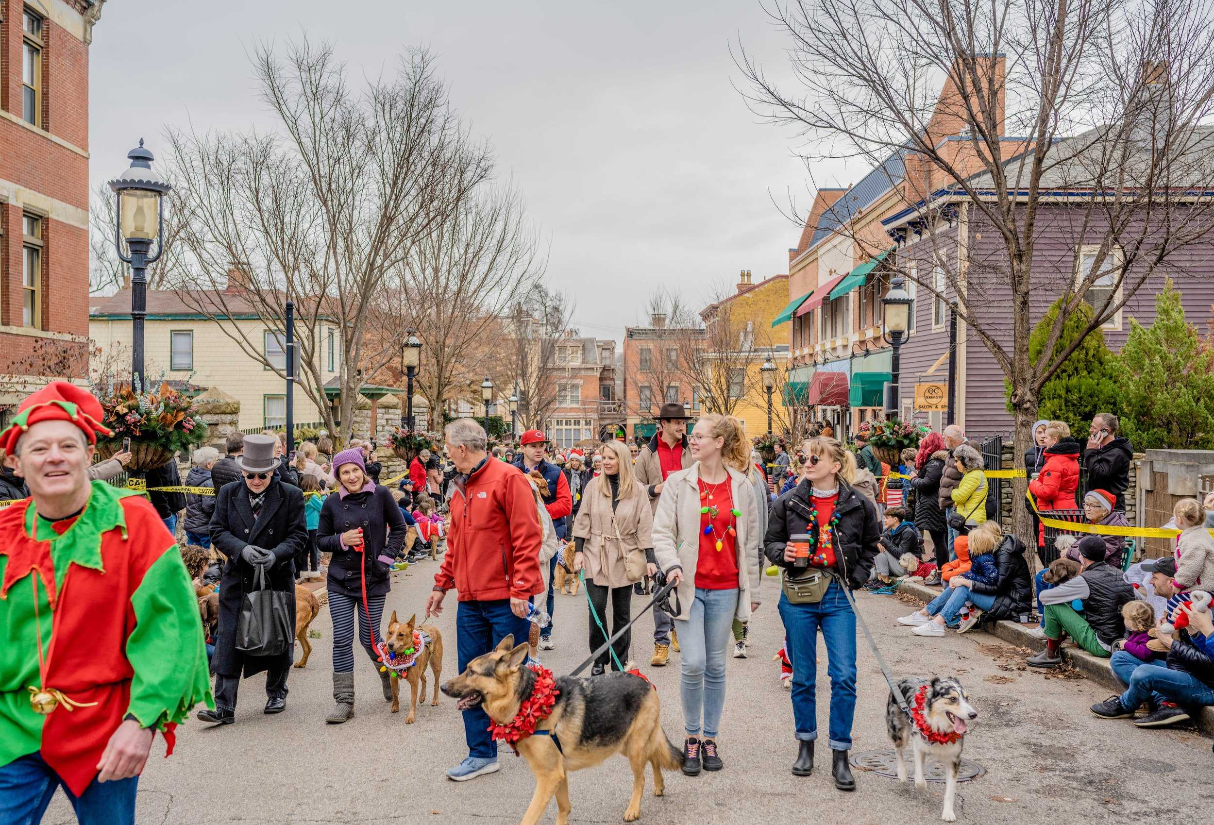 The Mt. Adams Reindog Parade returns Saturday