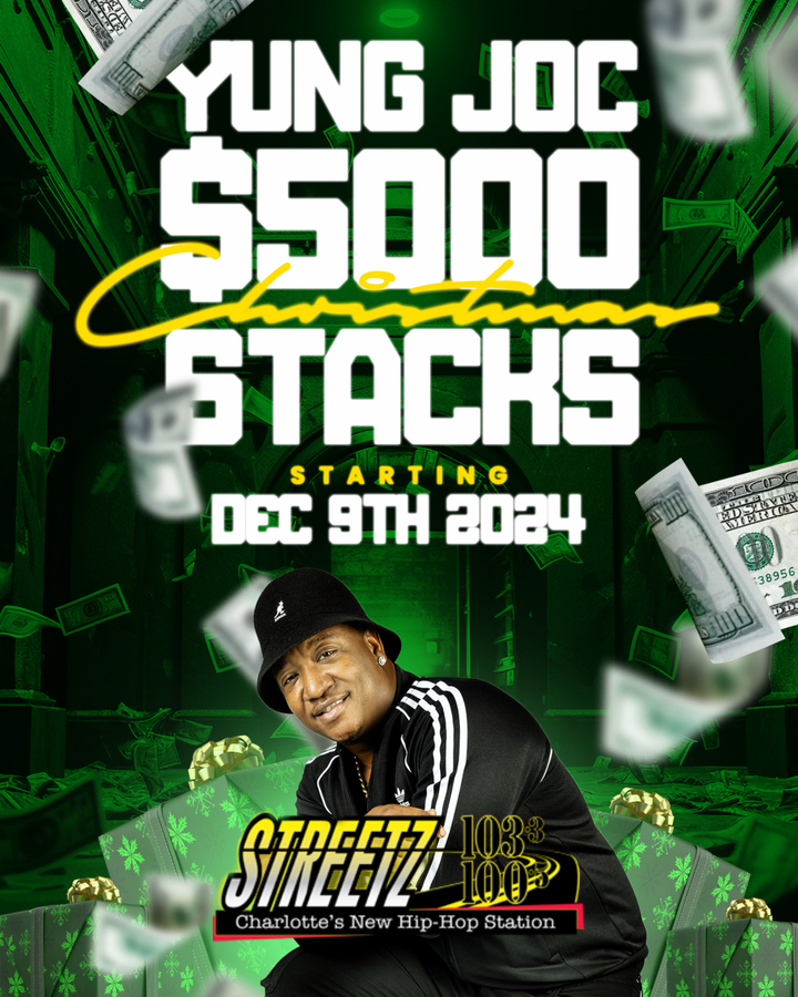 Yung Joc's $5000 Christmas Stacks Giveaway is Here!