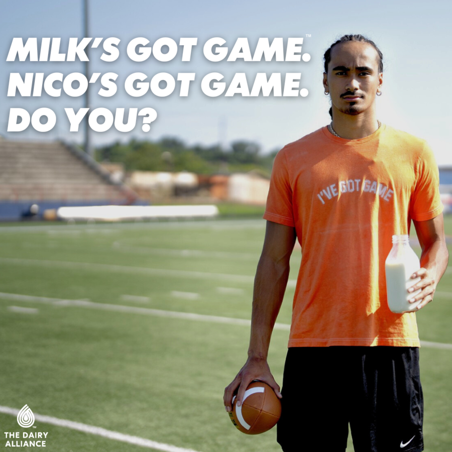 Tennessee's Nico Iamaleava Teams Up with The Dairy Alliance to Champion Milk