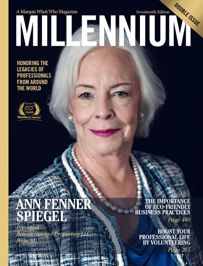 Ann Fenner Spiegel Featured in Marquis Who’s Who Millennium Magazine