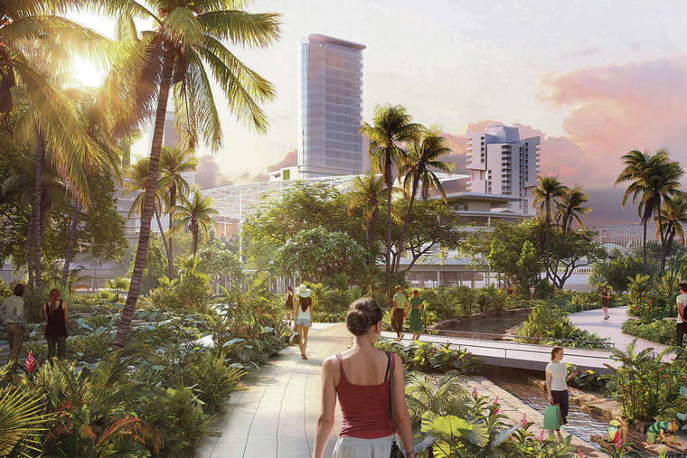 Latest renderings of new Aloha Stadium envision entertainment wonderland