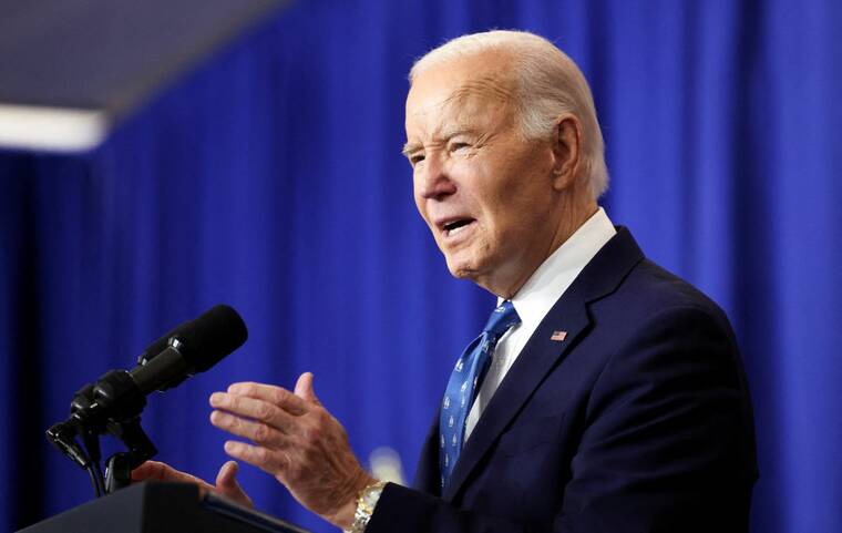 Biden delivers on threat to veto bill to expand judiciary