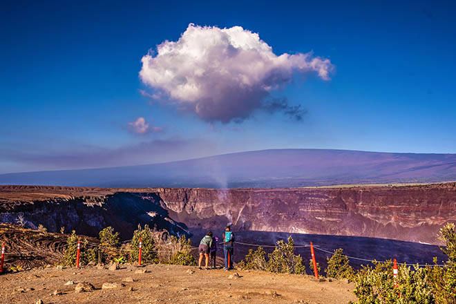 Boy saved from falling into Kilauea volcano summit caldera