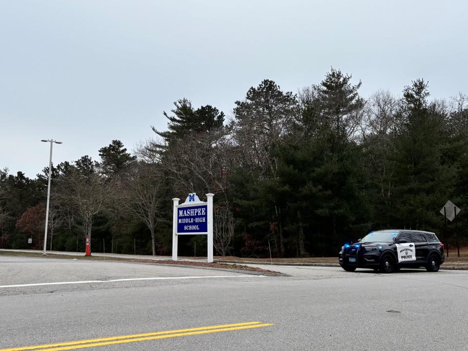 Roof fire at Mashpee Middle-High School leads to evacuation of about 700 students Monday