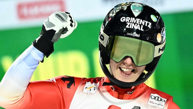 Camille Rast leads Swiss 1-2 finish in Austria for 2nd World Cup slalom victory