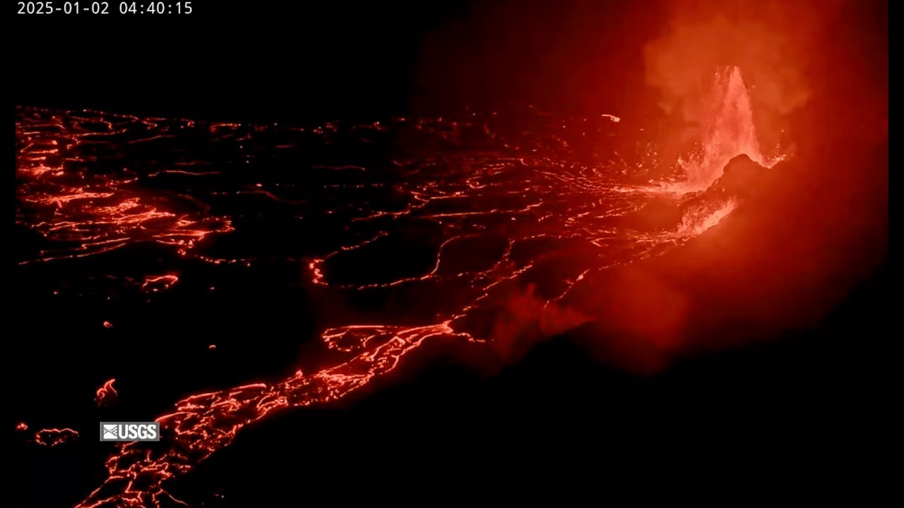 Kilauea volcano eruption resumes, with small lava flow