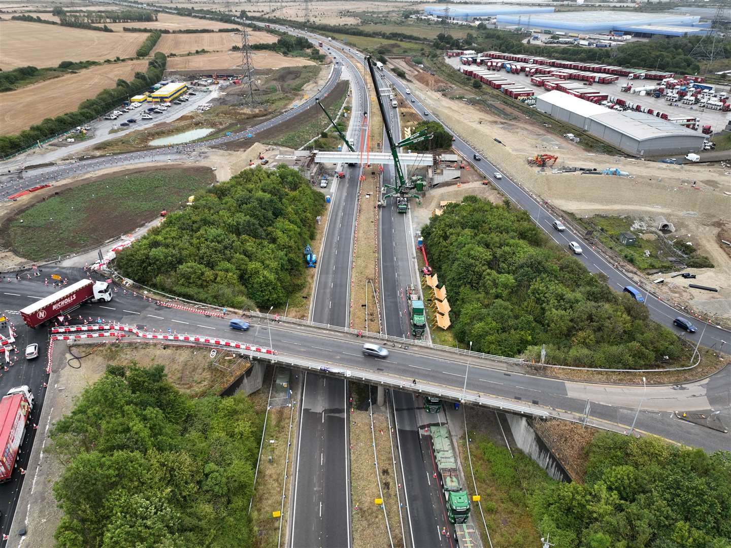 Closures set for A249 and Grovehurst Road near Sittingbourne as roundabout improvement scheme continues