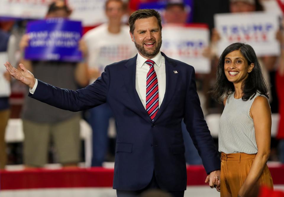 Usha Vance's former boss will swear in JD Vance as vice president on Inauguration Day