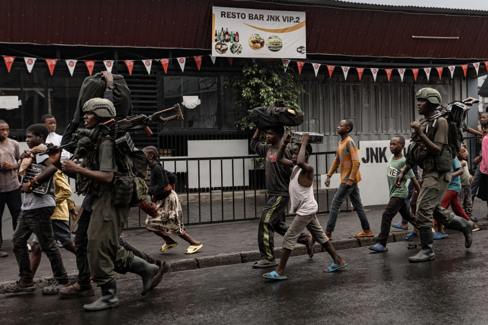 Rebel Troops Claim Capture Of Congo Border City Stoking Fears Of Wider Conflict