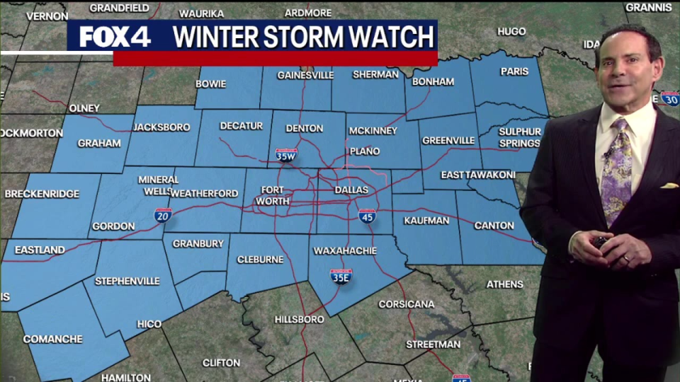 Winter storm watch issued, freezing temps continue and snow likely Thursday