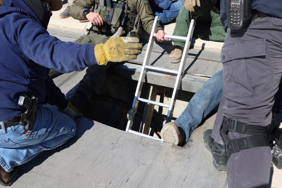 Man-made tunnel with lighting, ventilation found beneath US-Mexico border in El Paso