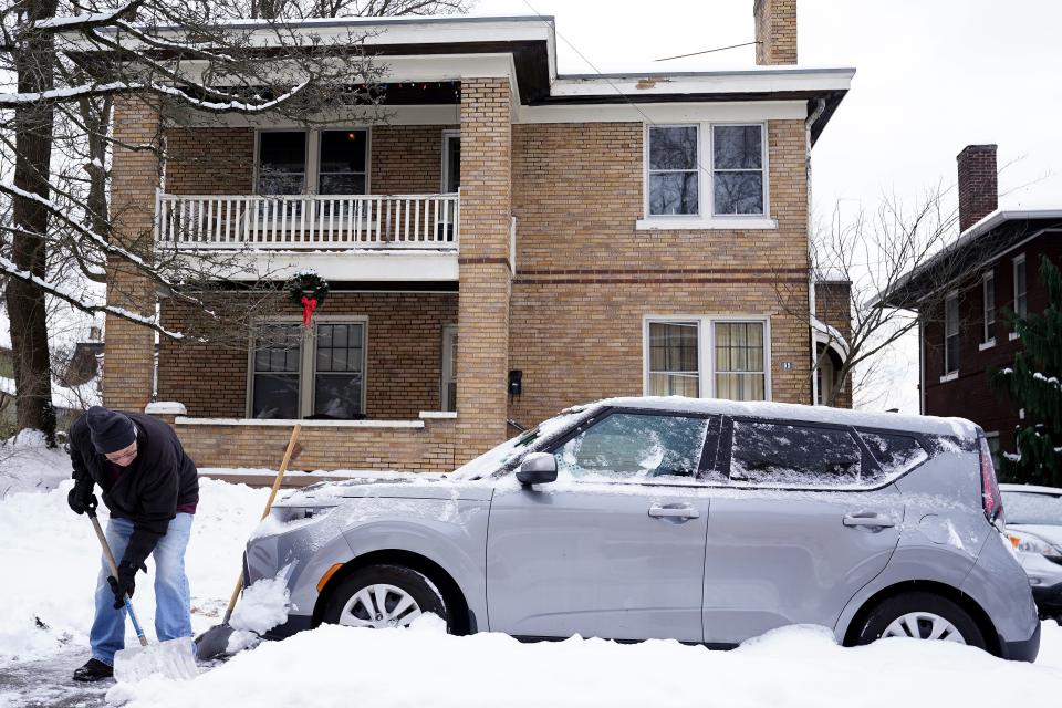 'It's ridiculous.' Residents complain of unplowed side streets days after winter storm