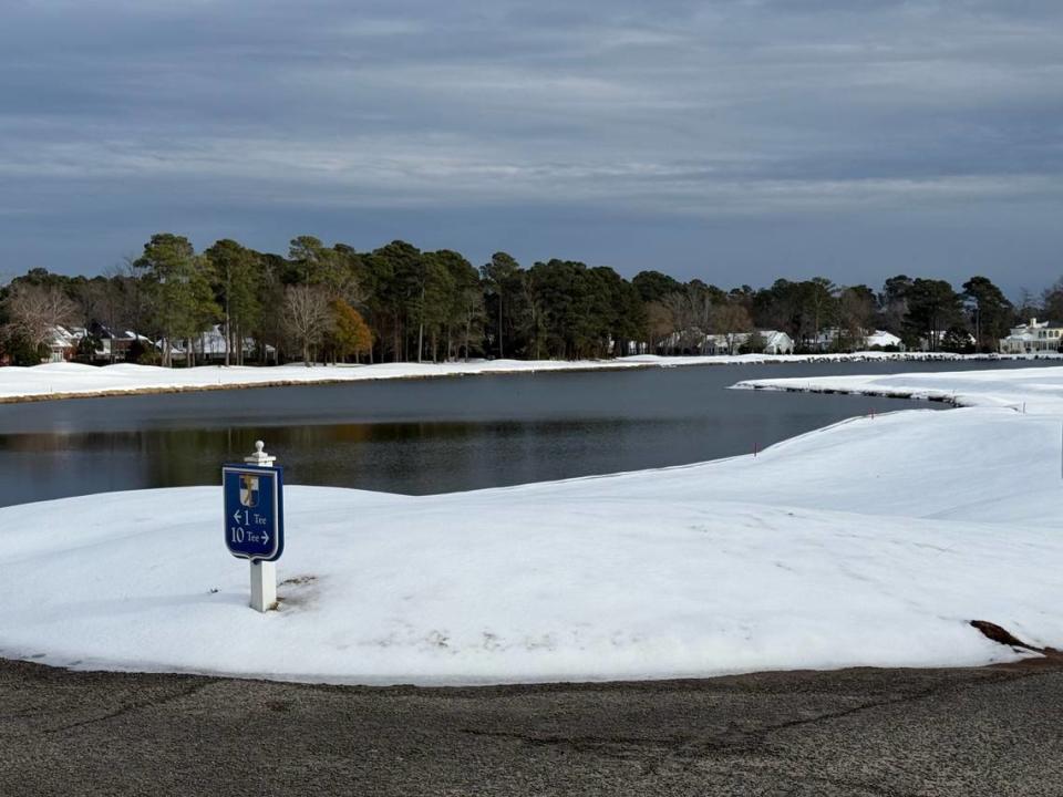 Despite closing due to the snow, Myrtle Beach’s golf courses saw one surprising benefit