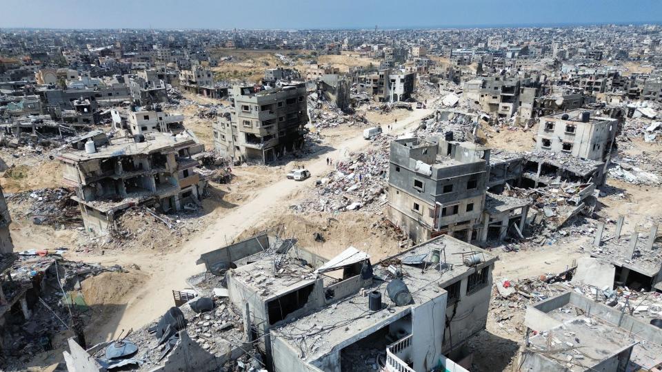 Gaza rescuers reckon with scale of destruction